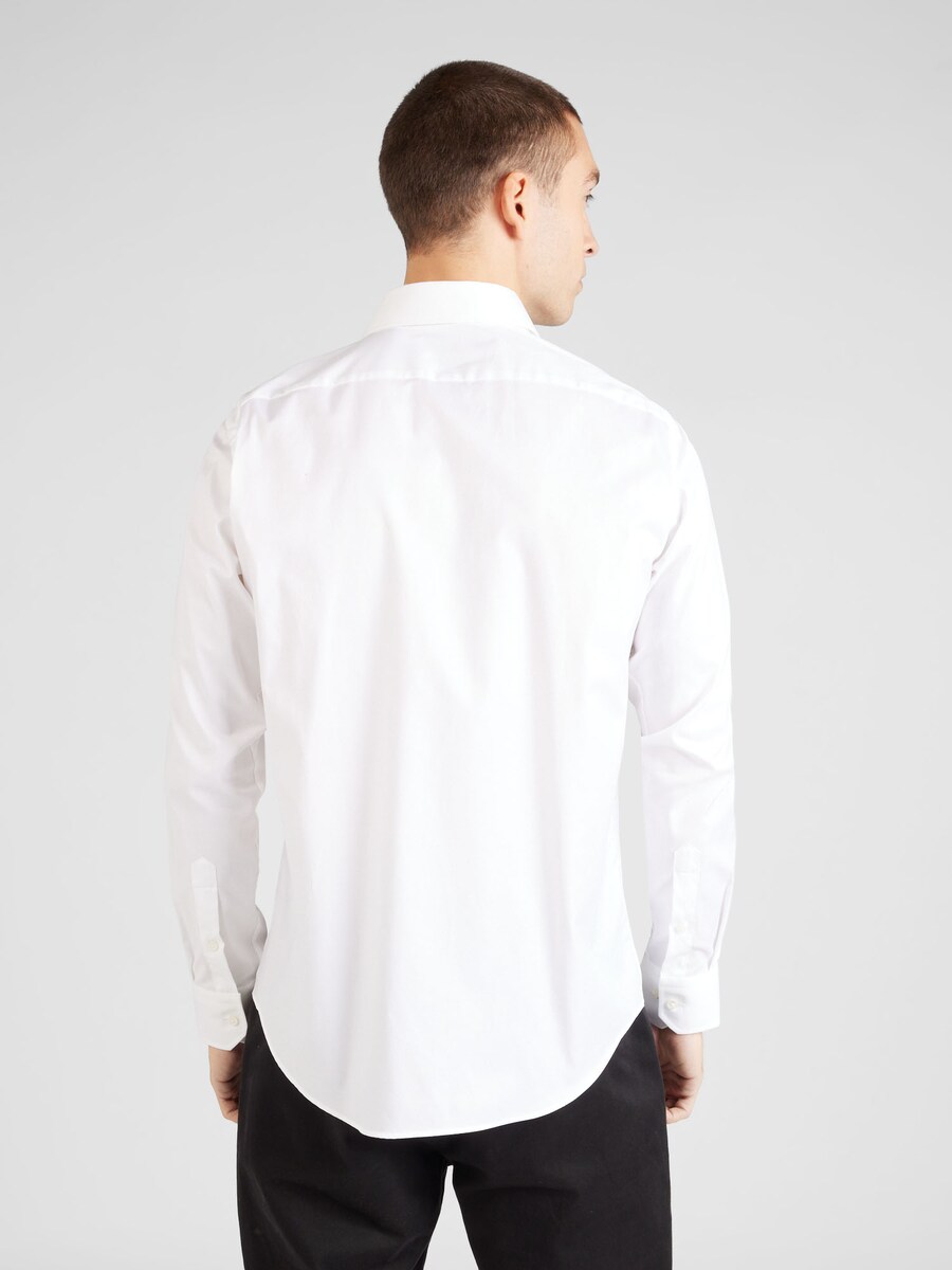 Рубашка делового покроя Regular Fit BOSS H-Joe, от белого — фото 3
