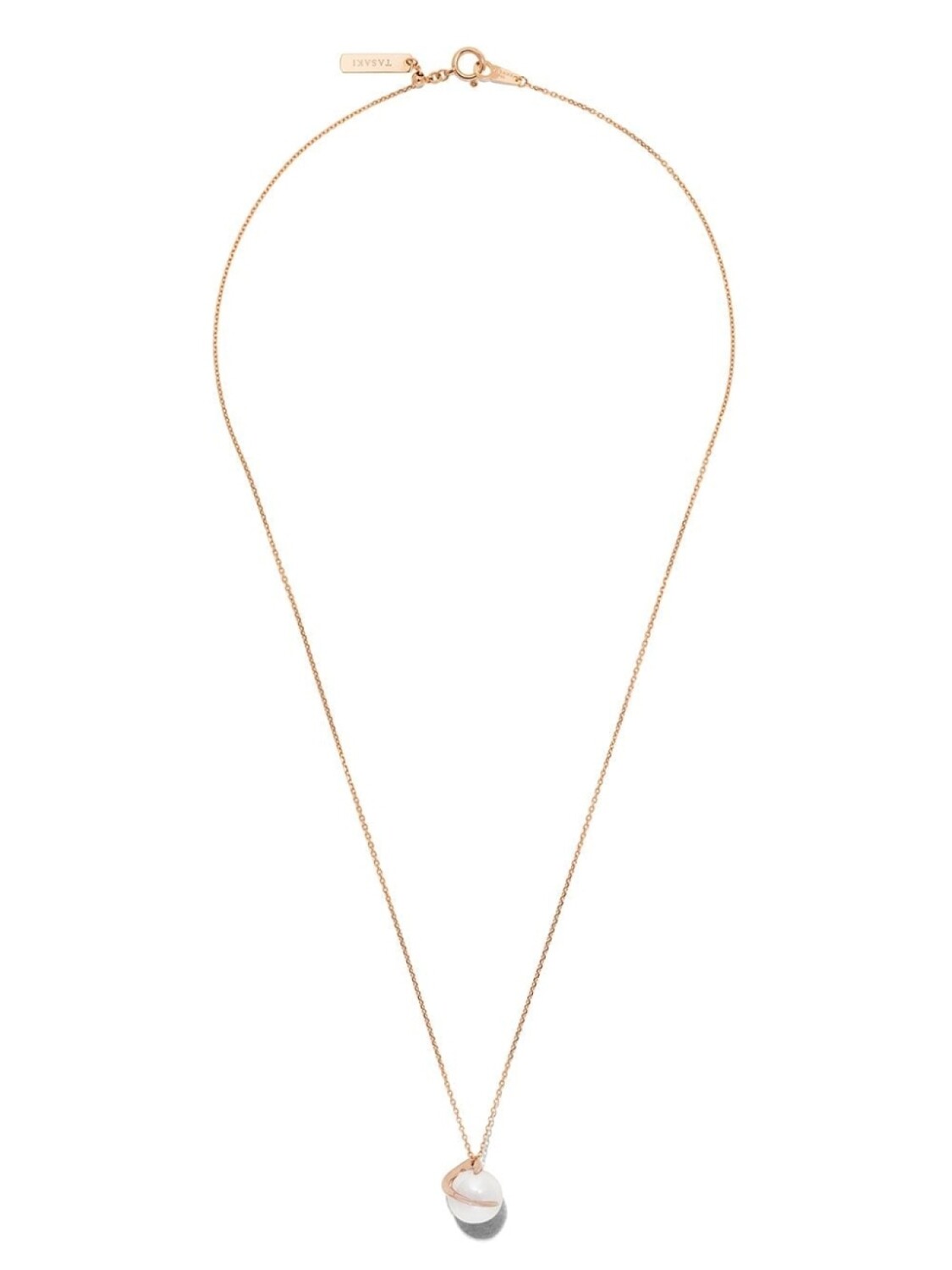 

Колье из розового золота с жемчугом TASAKI, розовый