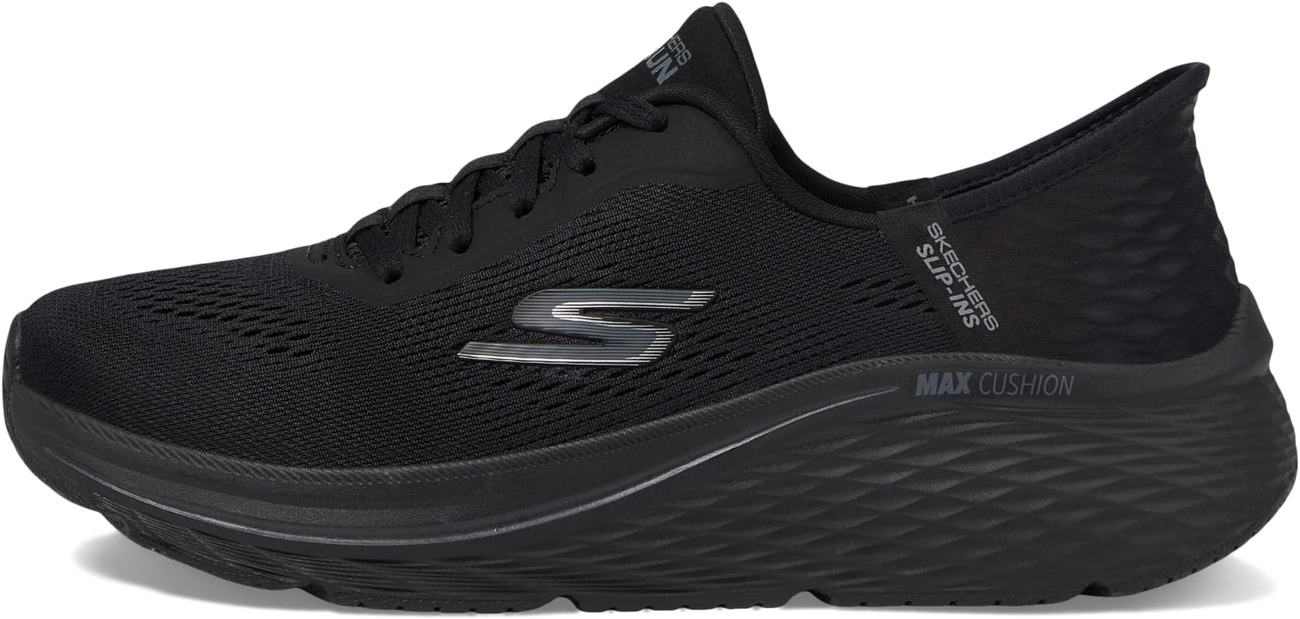 Кроссовки SKECHERS Max Cushioning Elite 2.0 Vanish Hands Free Slip-Ins, BlackSee Less — фото 4