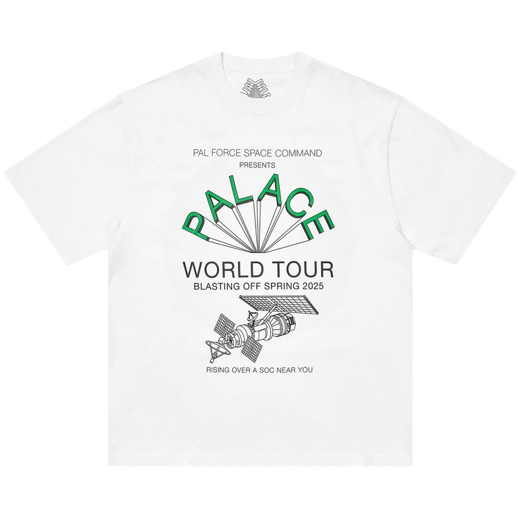 

Футболка Palace World Tour T-Shirt 'White', белый