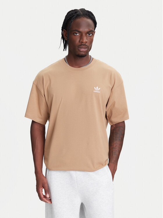 

Футболка оверсайз Trefoil Essentials JV5944 Adidas, бежевый