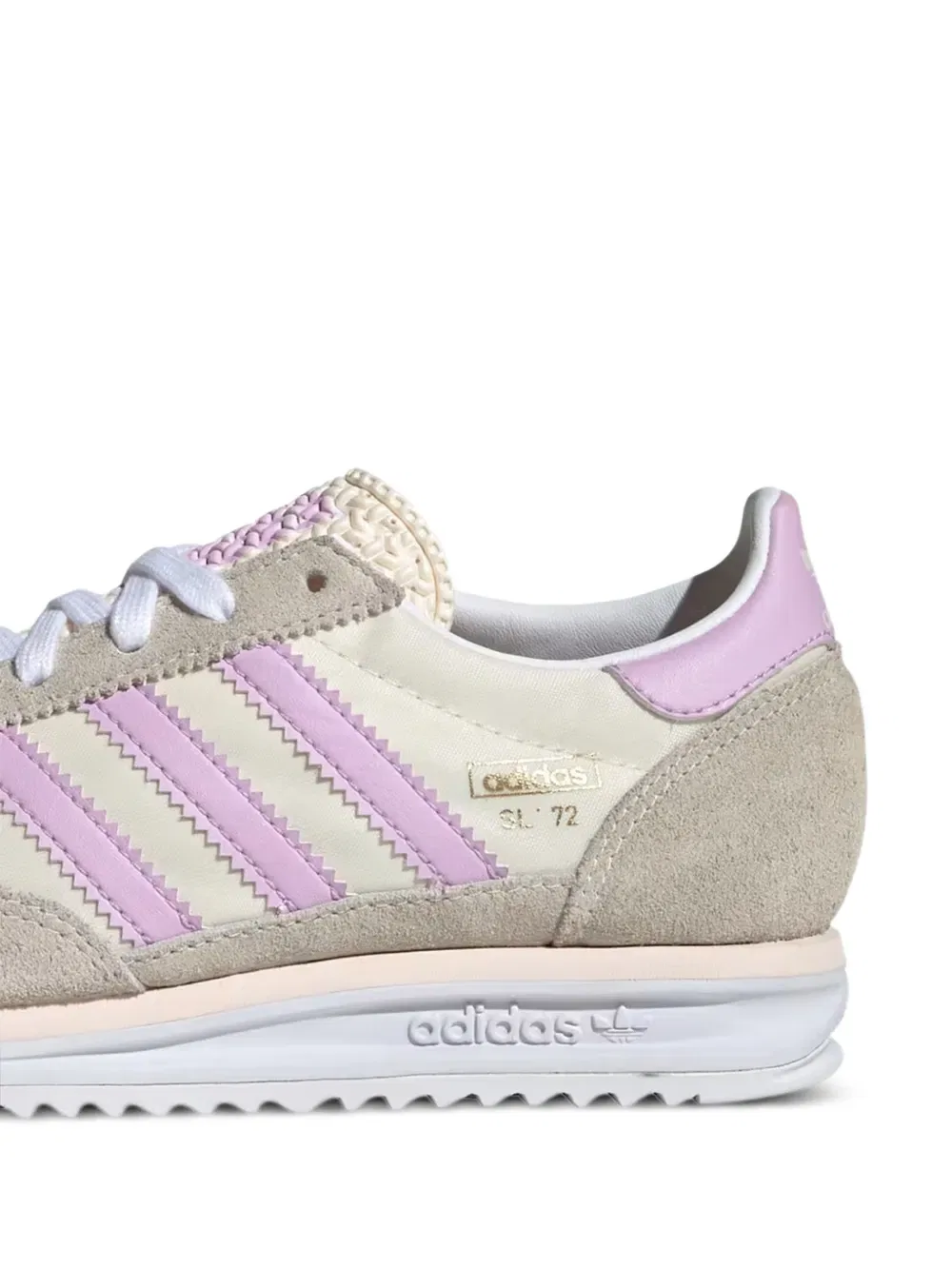 Кроссовки в полоску SL 72 RS Adidas Kids, белый — фото 2