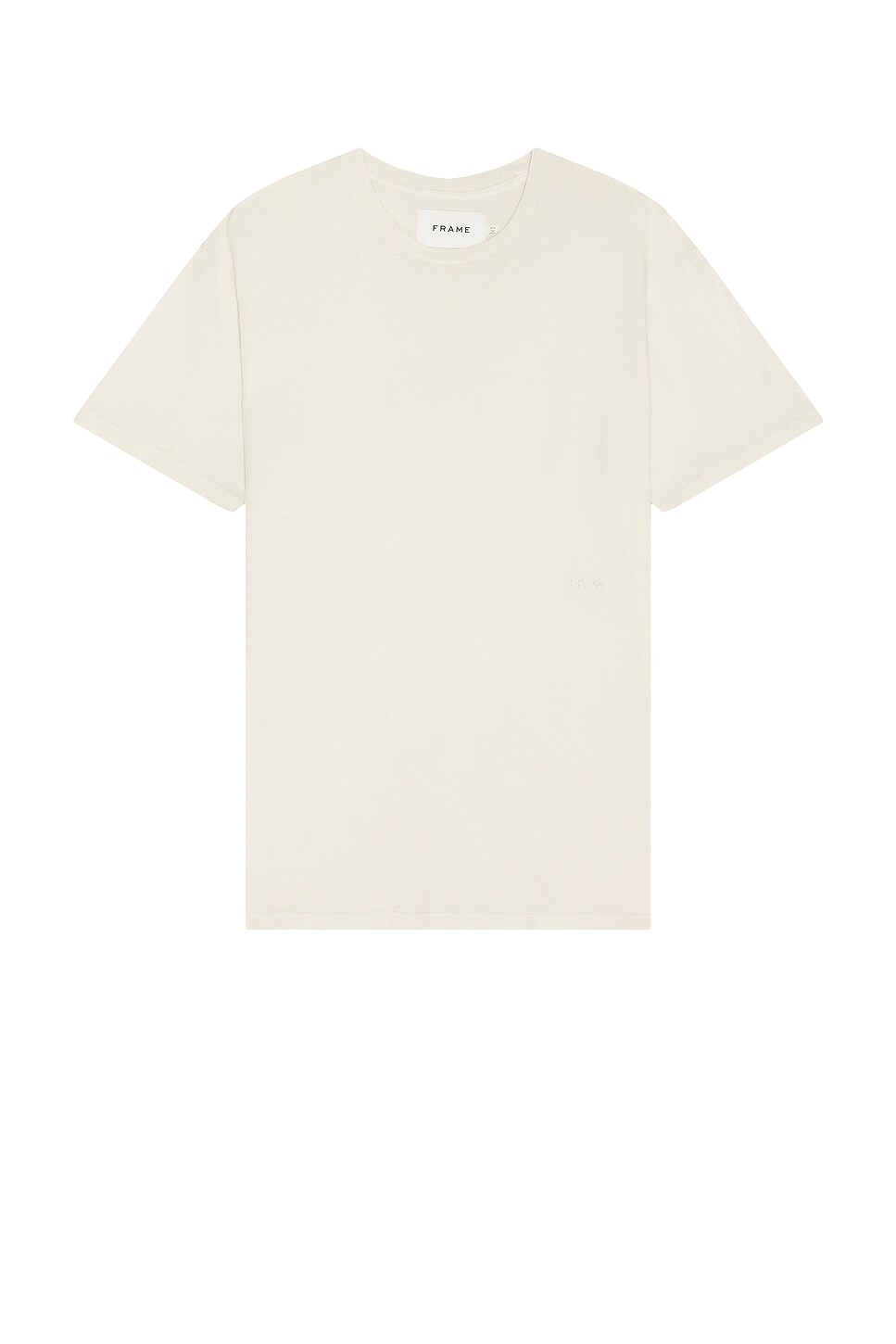 

Расслабленная футболка Frame, цвет Washed Off White