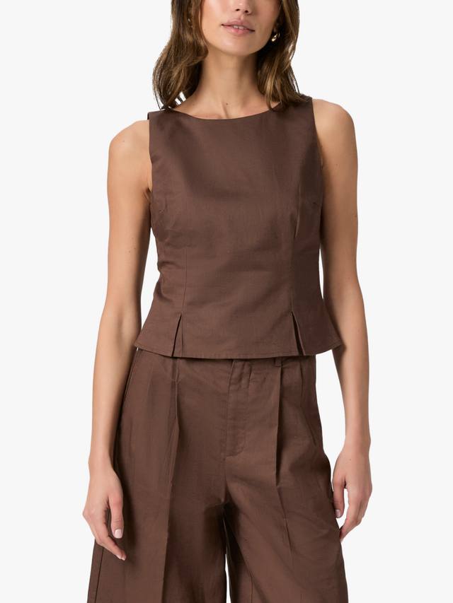 

Топ Judith Linen Rich PAIGE, Brown
