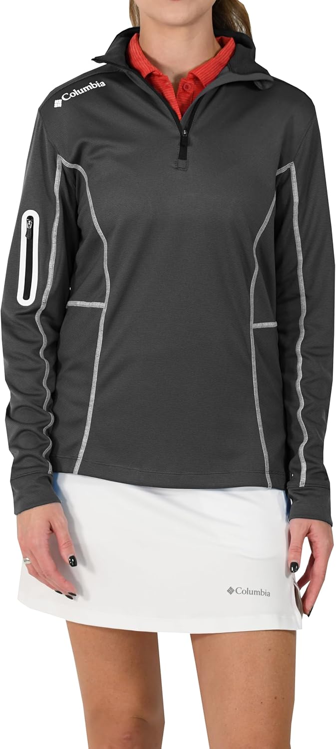 

Columbia Women's Omni-Wick Wm Shotgun 1/4 Zip, Forged Iron