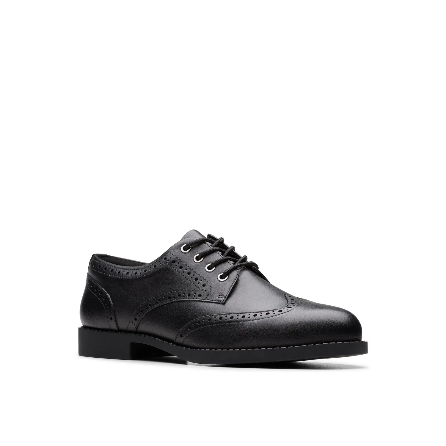 Дерби броги Clarks Tapa Pure Youth на шнуровке, черный — фото 4