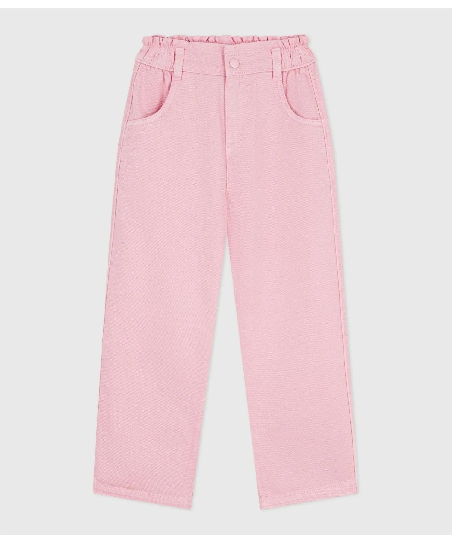 Хлопковые брюки из лиоцелла PETIT BATEAU, Light Pink