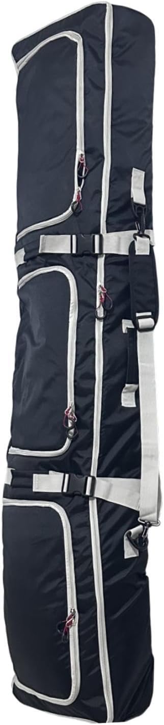 

Лыжный чехол для сноуборда, чехол на колесах для взрослых, сумка для переноски с верхней ручкой, сумка для лыжного снаряжения, чехол для сноуборда для катания на лыжах и сноуборде Aosekaa, Gray And Black, Черный, Лыжный чехол для сноуборда, чехол на колес