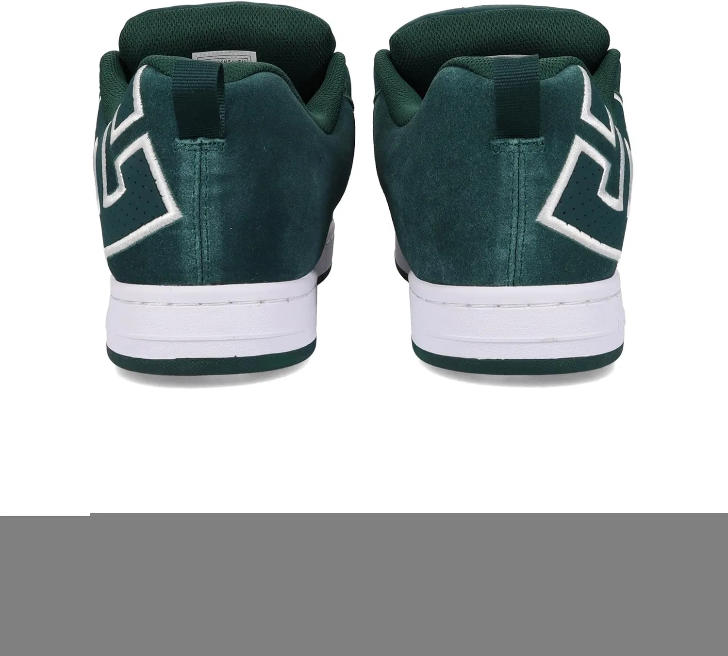 Кроссовки DC Shoes Court Graffik Se, Dark Green White — фото 3