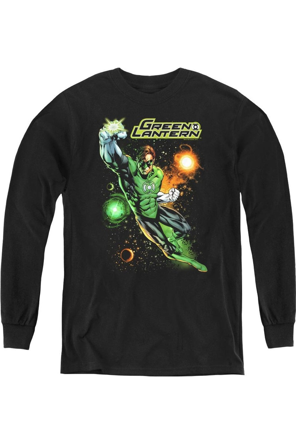 

Футболка с длинным рукавом для детей "Galactic Guardian" по мотивам Justice League of America Gildan, черный