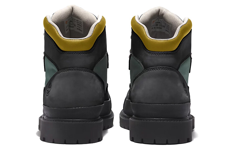 Ботинки походные Timberland Heritage Rubber Toe, черный / зеленый — фото 3