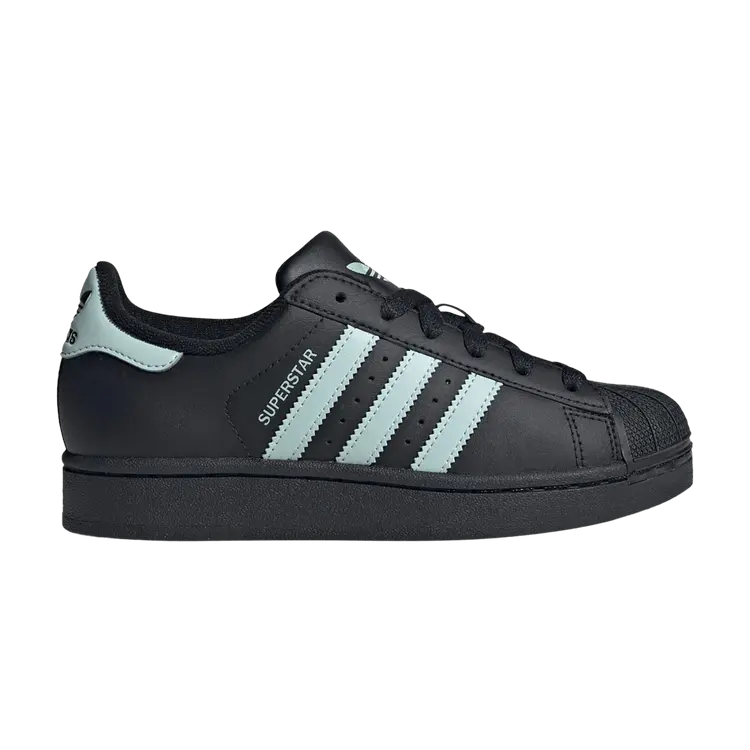 

Кроссовки Adidas Superstar 2 J, Core Black Ash Green