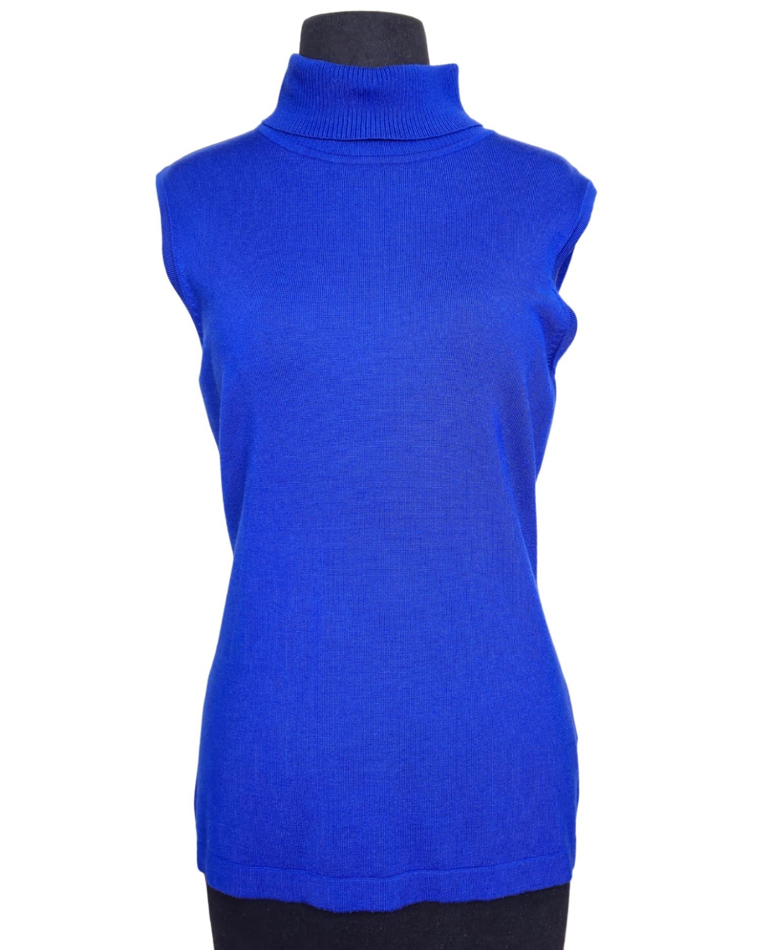 

Женская водолазка-майка в цвете Palace Blue ORLY
