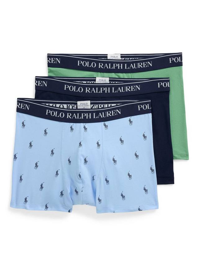 

Плавки для поло Ralph Lauren, цвет Navy Pstchio Blue