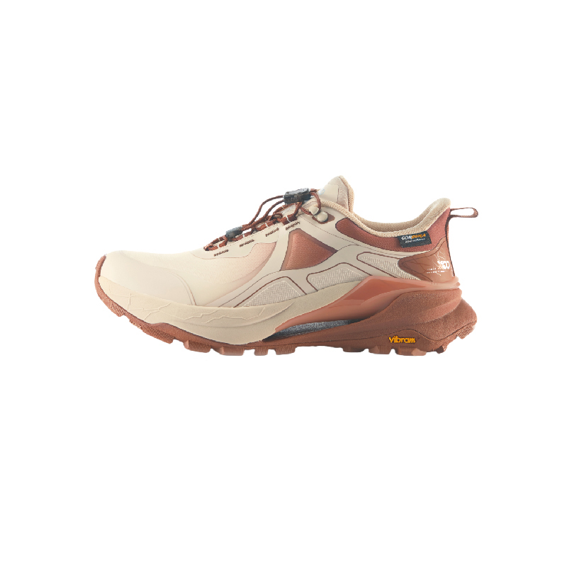 

CGX Женские низкие треккинговые туфли для альпинизма и походов Quartz Pink/Stone Brown/Carbon Black в цвете Stone Brown, цвет Stone Brown
