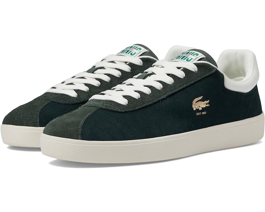 

Кроссовки Lacoste Baseshot 223 3 SMA, цвет Dark Green/Off-White