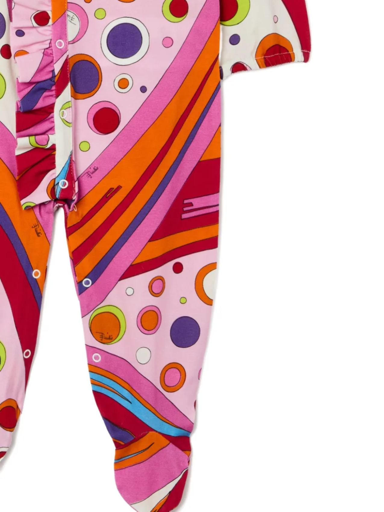 Пижамный комплект с принтом Фонтане PUCCI Junior, розовый — фото 3