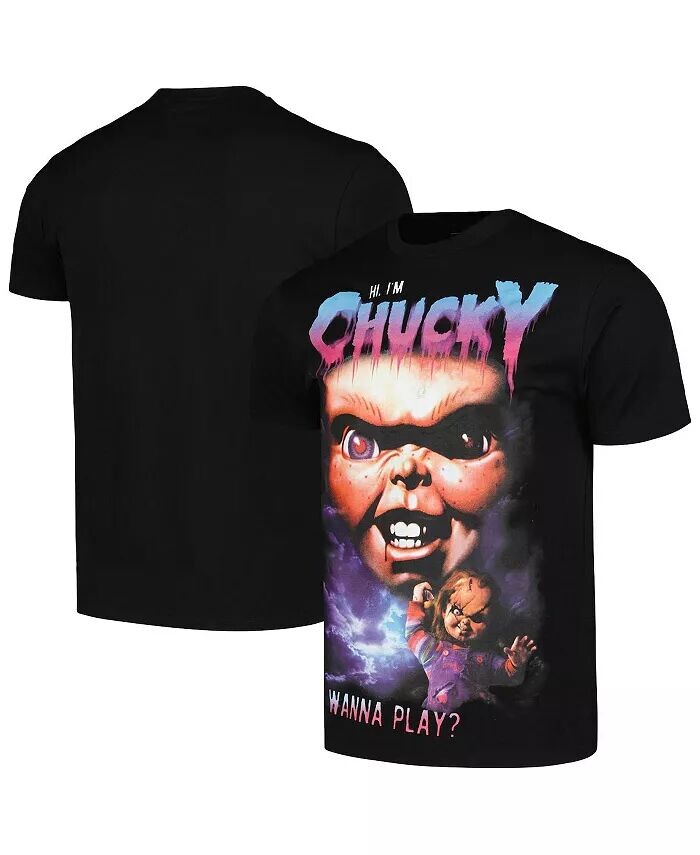 

Мужская и женская черная футболка Chucky Hi I'm Chucky Reason, черный