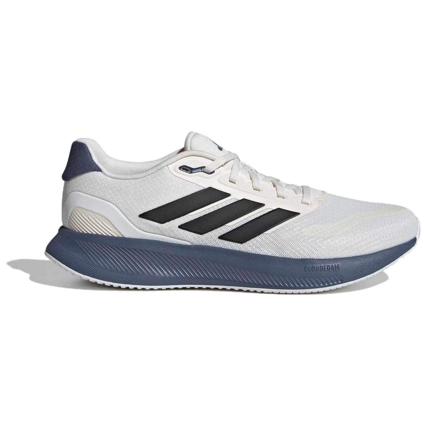 

Adidas Runfalcon 5.0 Антискользящие износостойкие низкие кроссовки для бега мужские белые, белый/черний/синий