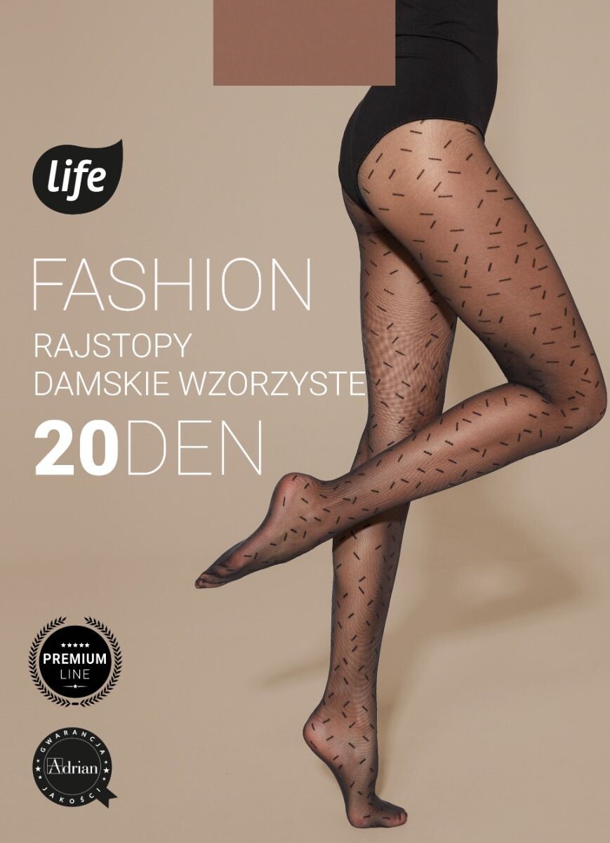 

Колготки Life Fashion Nero Kreseczki 20 DEN, 4