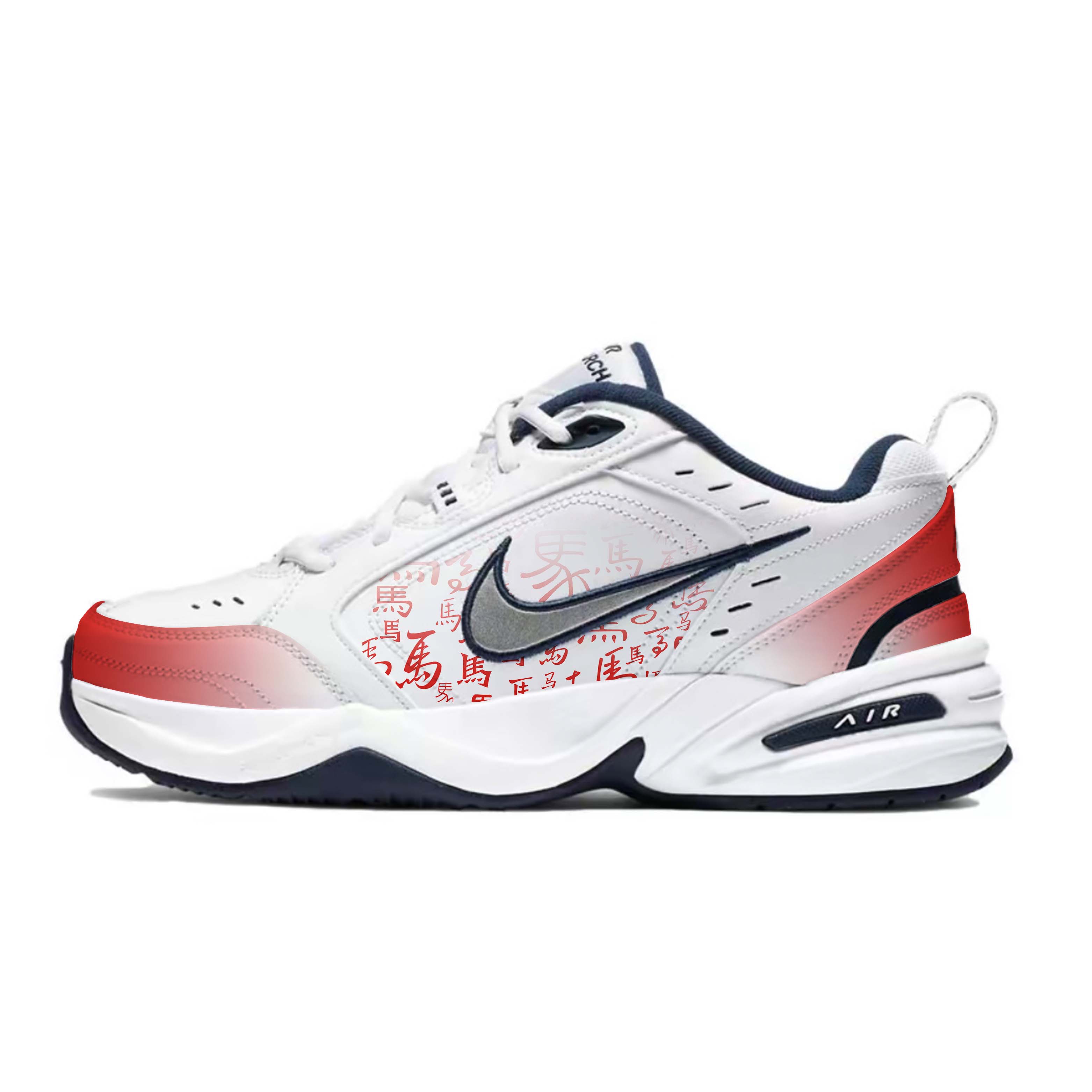 

Nike Кроссовки Air Monarch 4 Low top Chunky Unisex White Blue