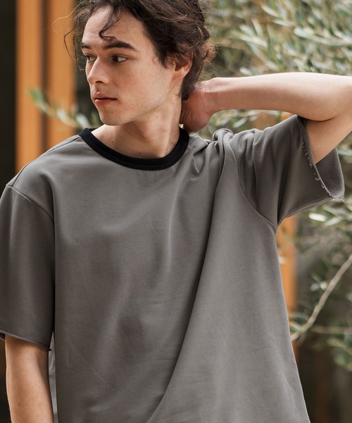 

Мини-футболка из флиса с обрезанными краями, влагозащитная CAMBIO, угольно-серый/черный