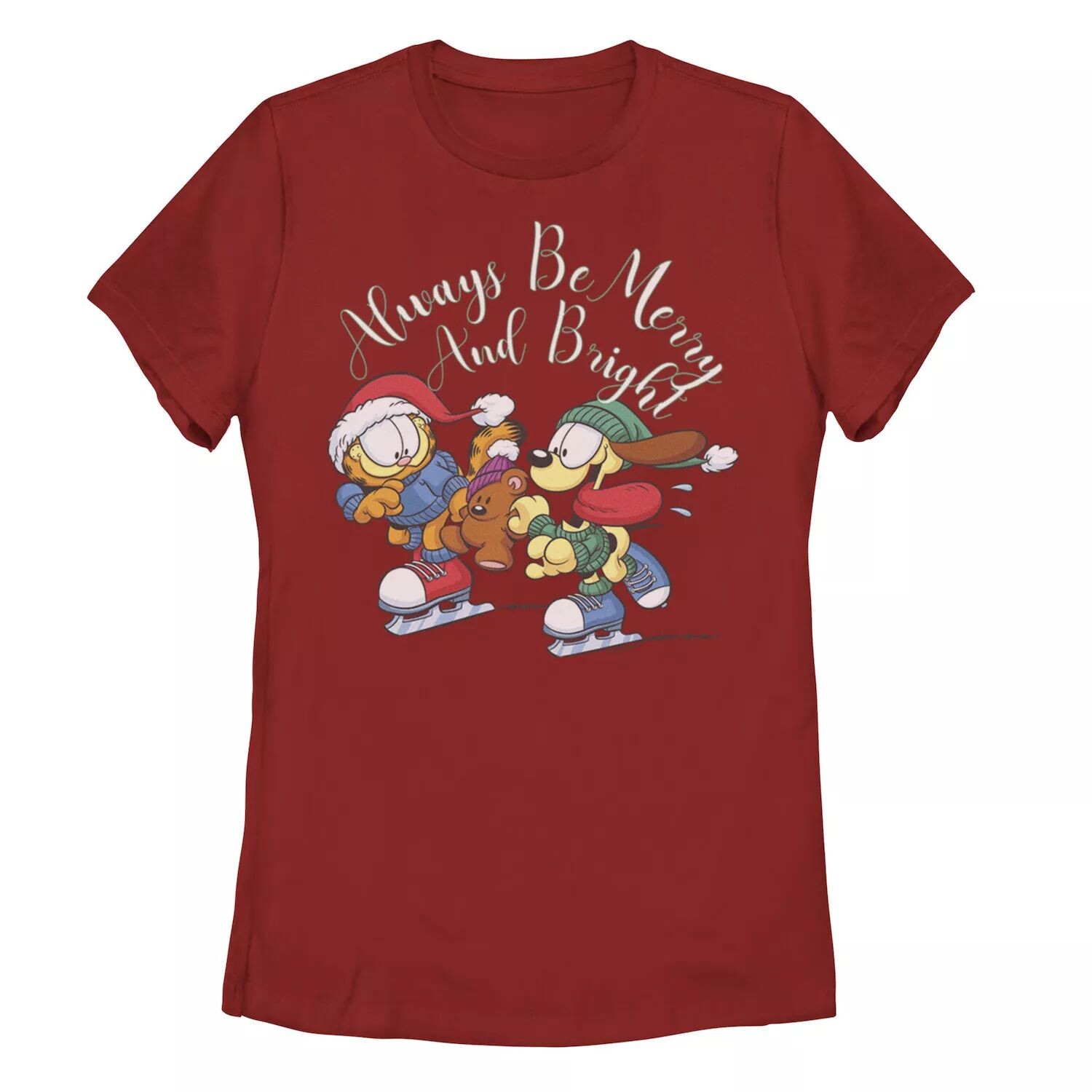 

Юниорская футболка Garfield Merry & Bright с рисунком Licensed Character