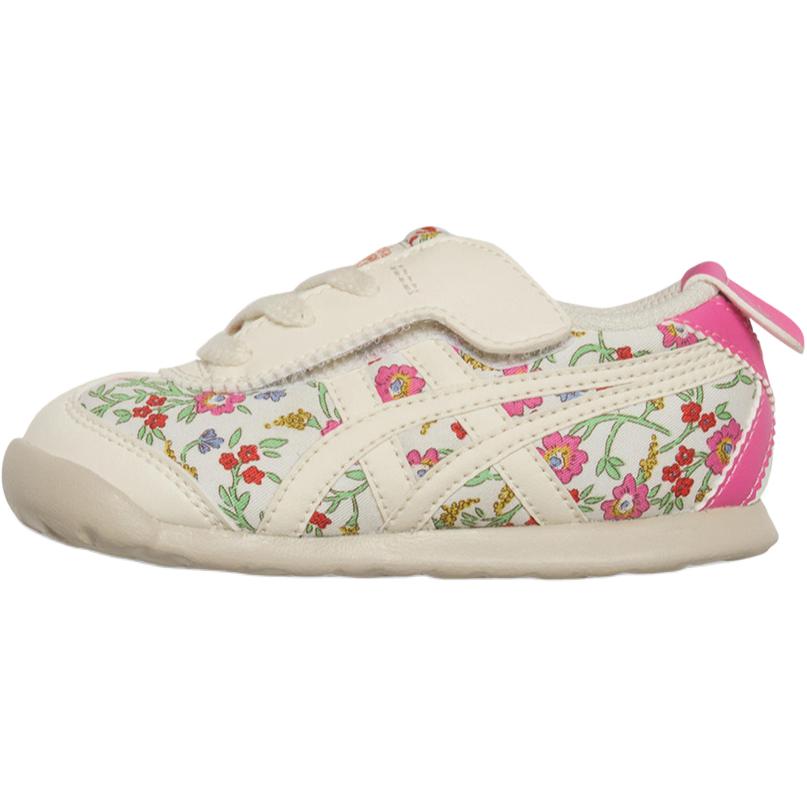Mexico 66 устойчивые к истиранию низкие детские ботинки beige для малышей Onitsuka Tiger, бежевый