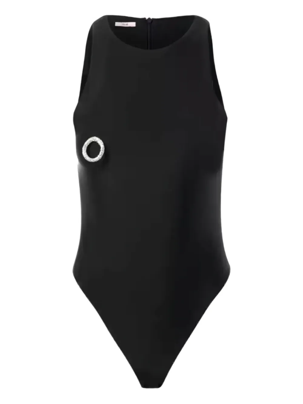 

Майка без рукавов с кристальными деталями Nuè, черный