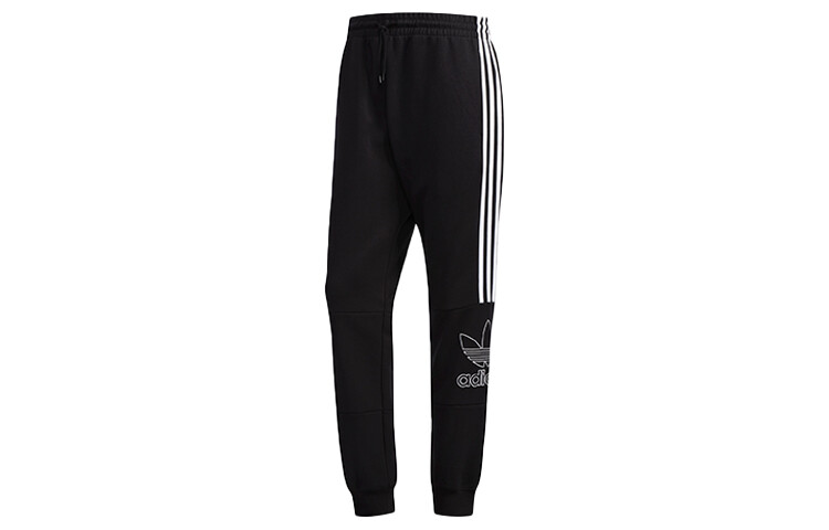 

Adidas Originals Мужские трикотажные спортивные штаны, цвет Black