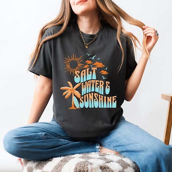 

Футболка Salt water and sunshine garment dyed Simply Sage Market, Pepper, Зеленый, Футболка Salt water and sunshine garment dyed Simply Sage Market, Pepper