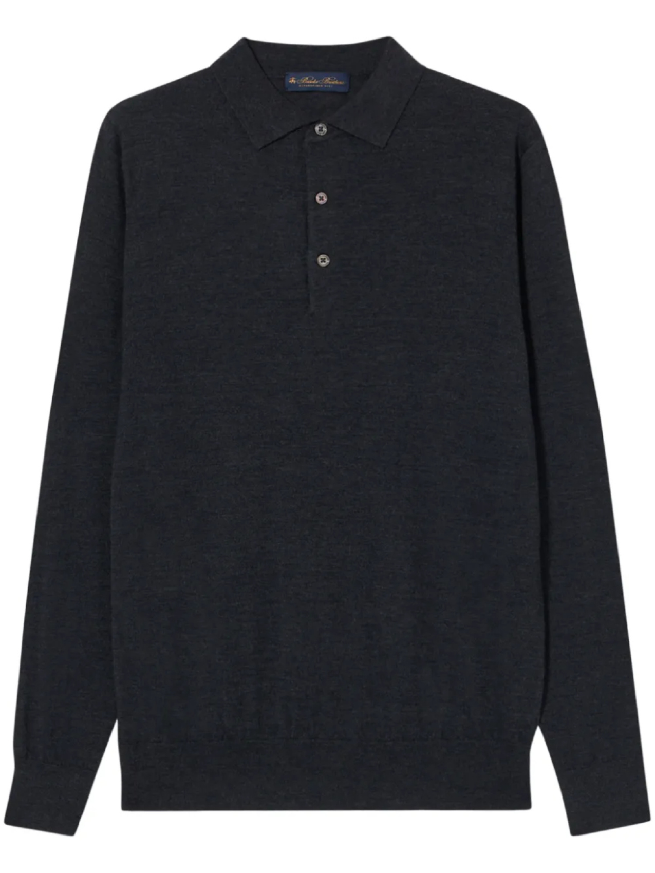

Brooks Brothers свитер из шерсти мериноса с круглым вырезом, серый