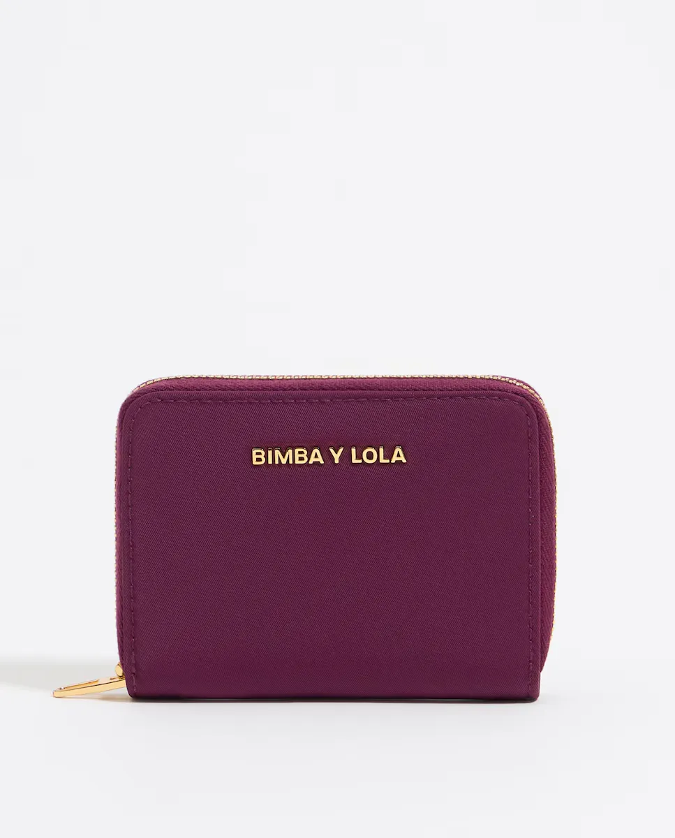 

Нейлоновый женский кошелек на молнии Bimba y Lola, фиолетовый