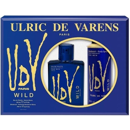 

Ulric de Varens Wild Набор духов 100 мл и дезодоранта 200 мл Urlic De Varens, Синий, Ulric de Varens Wild Набор духов 100 мл и дезодоранта 200 мл Urlic De Varens