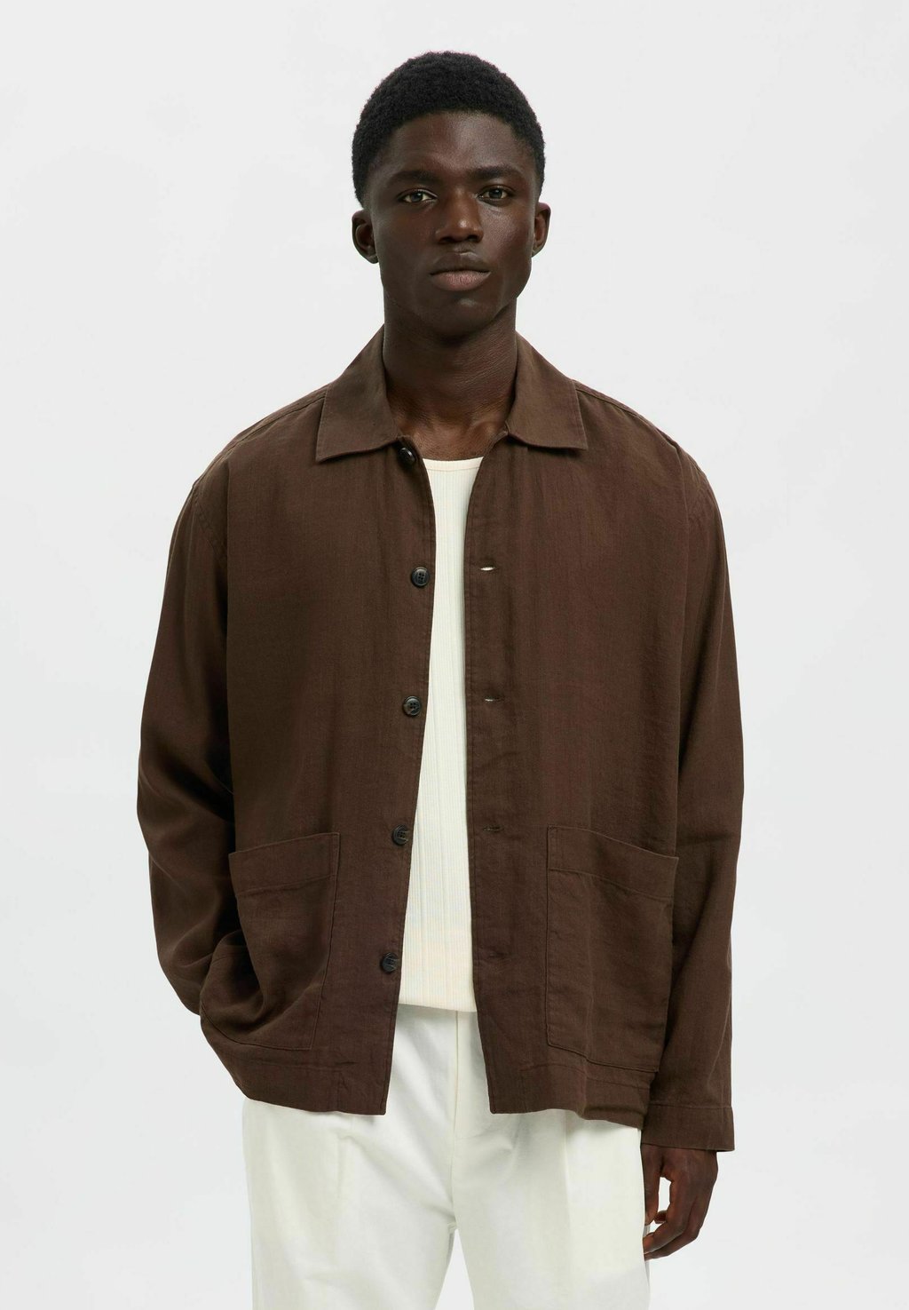 

Летняя куртка Selected Homme, коричневый