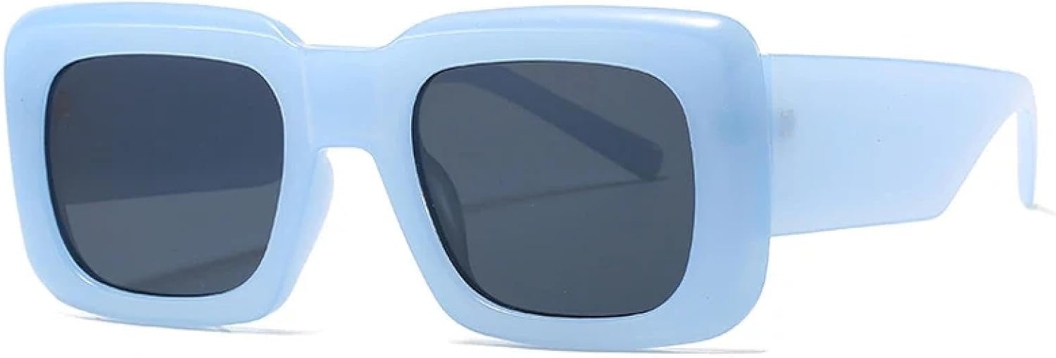 

Солнцезащитные очки с защитой от УФ-излучения UV400 | Женские черные с красными линзами, плоская форма | Яркие линзы для занятий спортом на открытом воздухе и вождения DSVIGF, C4 Blue-black