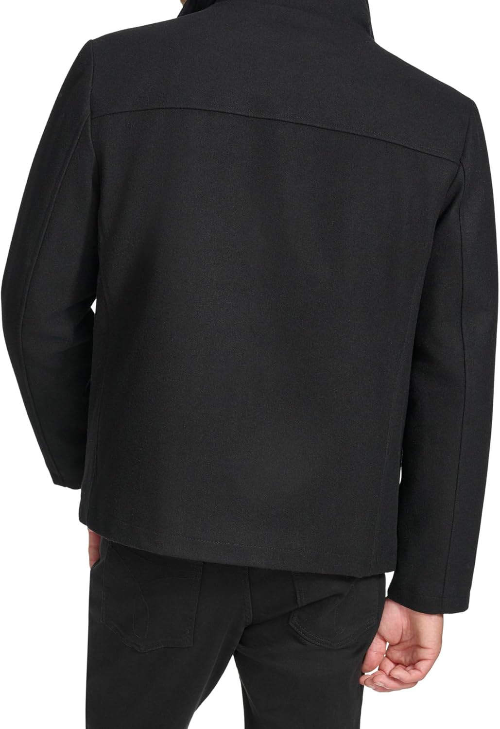 Мужская повседневная шерстяная куртка Calvin Klein Essential, Black — фото 4