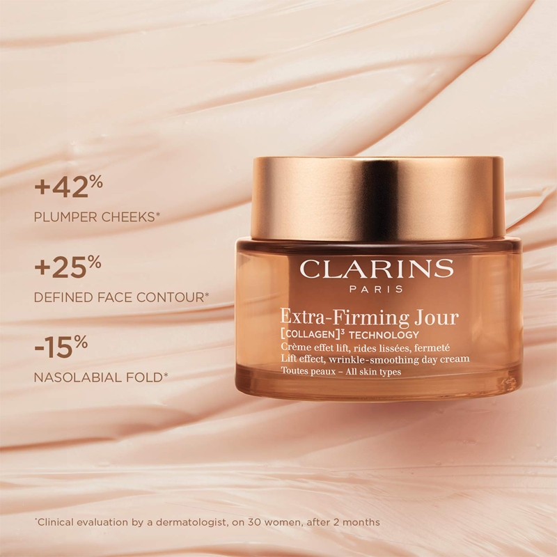 Дневной крем Extra-Firming, дневной крем против морщин для всех типов кожи Clarins, 50 мл — фото 2