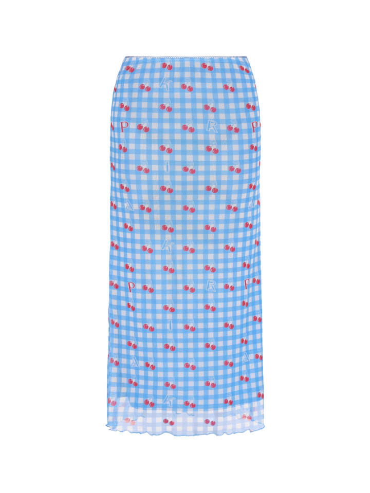 

Юбка до колена myMo, цвет blue multicolor