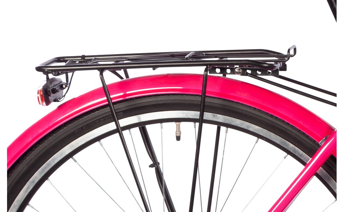 Городской велосипед Passat Livorno - 28 дюймов - Doppelrohr - Aktion, цвет Pink|pink white darkanthracite — фото 2