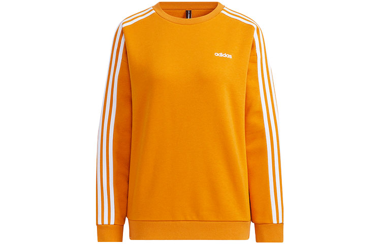 Adidas Neo Американский свитшот женский оранжевый желтый — фото 3