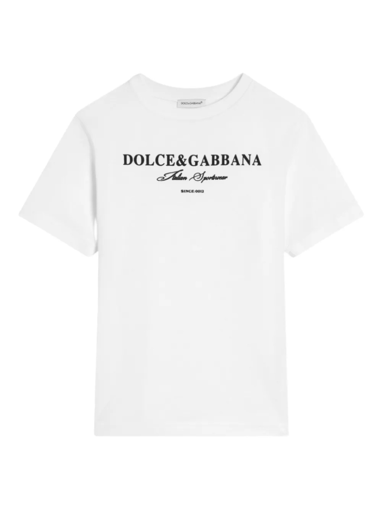 

Dolce & Gabbana Kids базовая футболка, белый