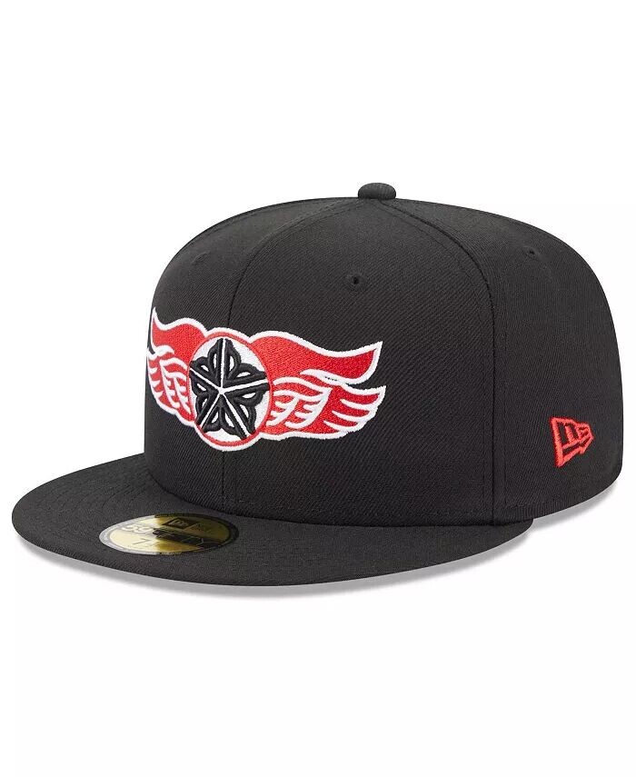 

Мужская черная приталенная шляпа Rochester Red Wings Authentic Collection с альтернативным логотипом 59FIFTY New Era