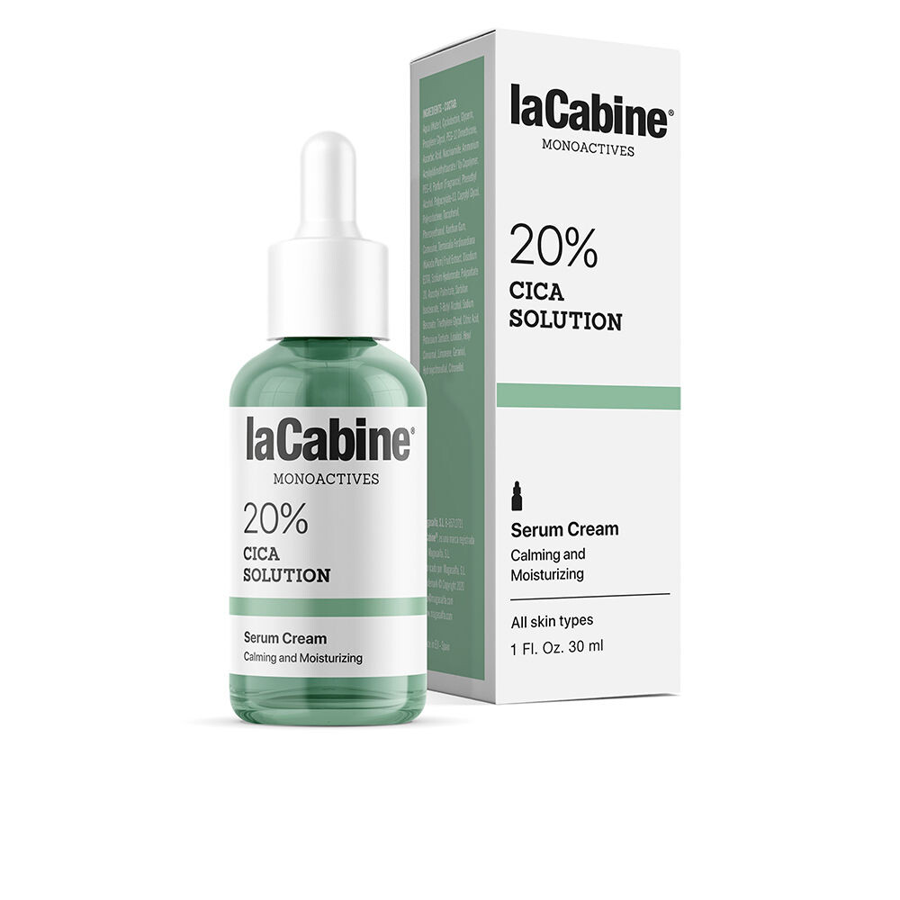 

Увлажняющий крем для ухода за лицом Monoactives 20% cica serum cream La cabine, 30 мл