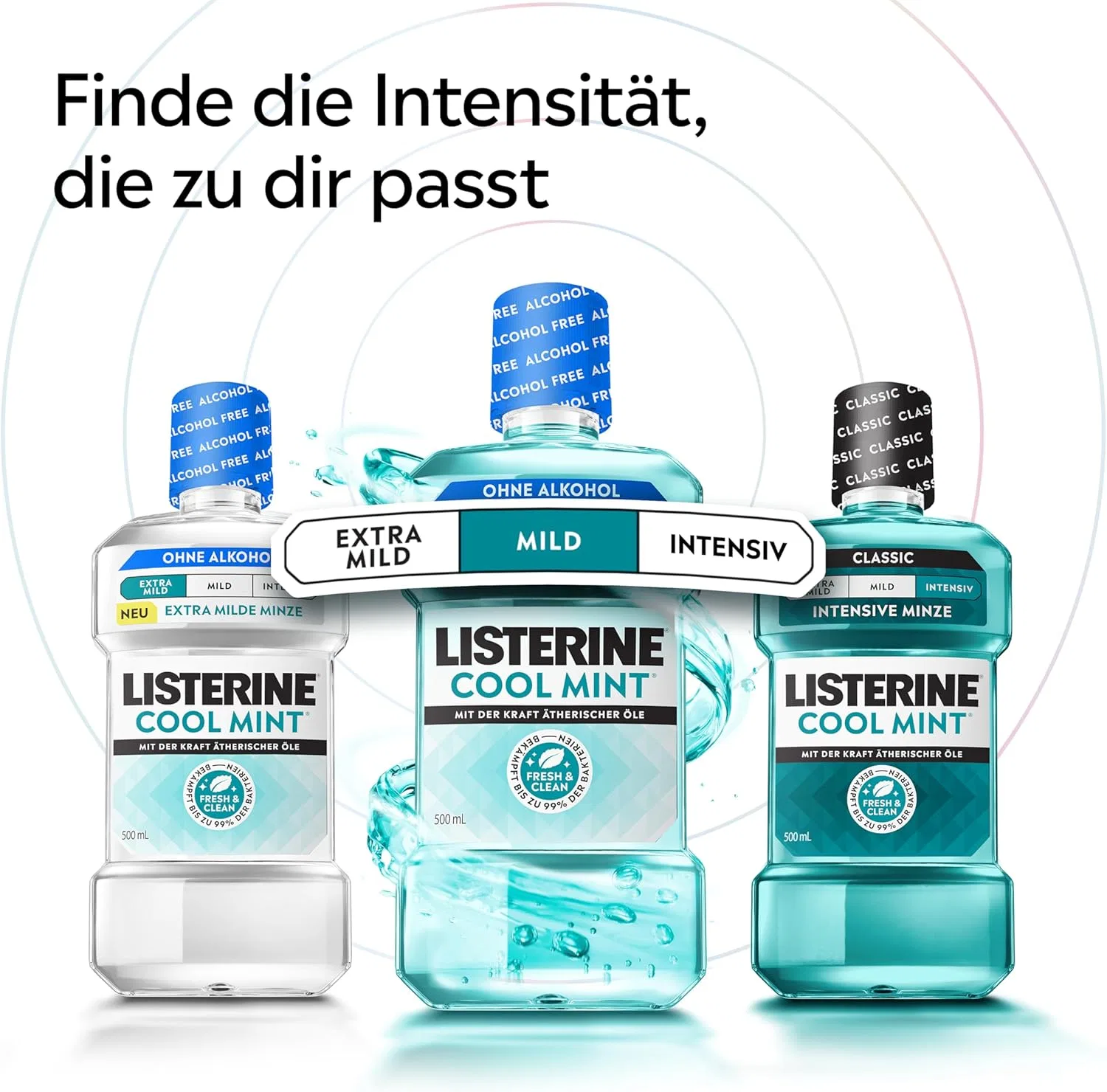 Антибактериальный ополаскиватель для рта LISTERINE Cool Mint, 500 мл Listerine — фото 3