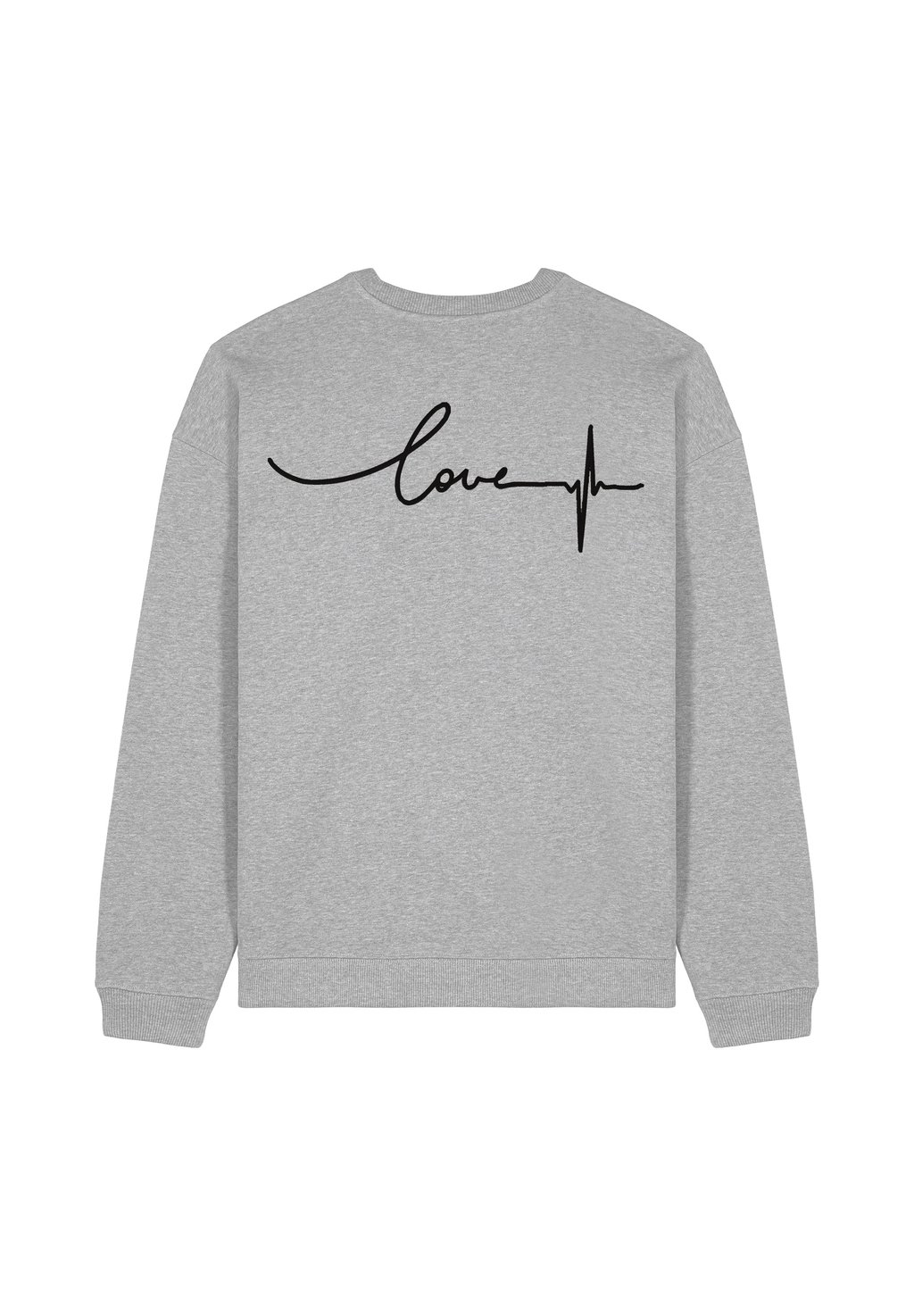 

Толстовка FREQUENCY BACK EMBROIDERY UNISEX Mira Paris, пятнистый серый