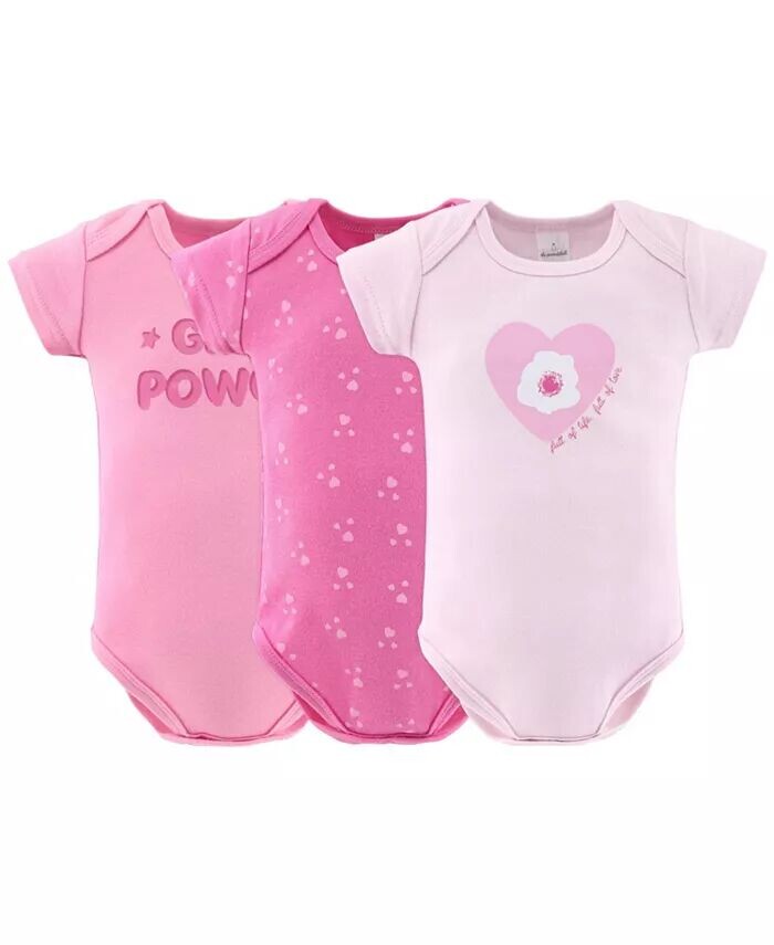 Подарочный набор Layette Pretty Pink из 16 предметов для новорожденных девочек The Peanutshell, розовый — фото 2