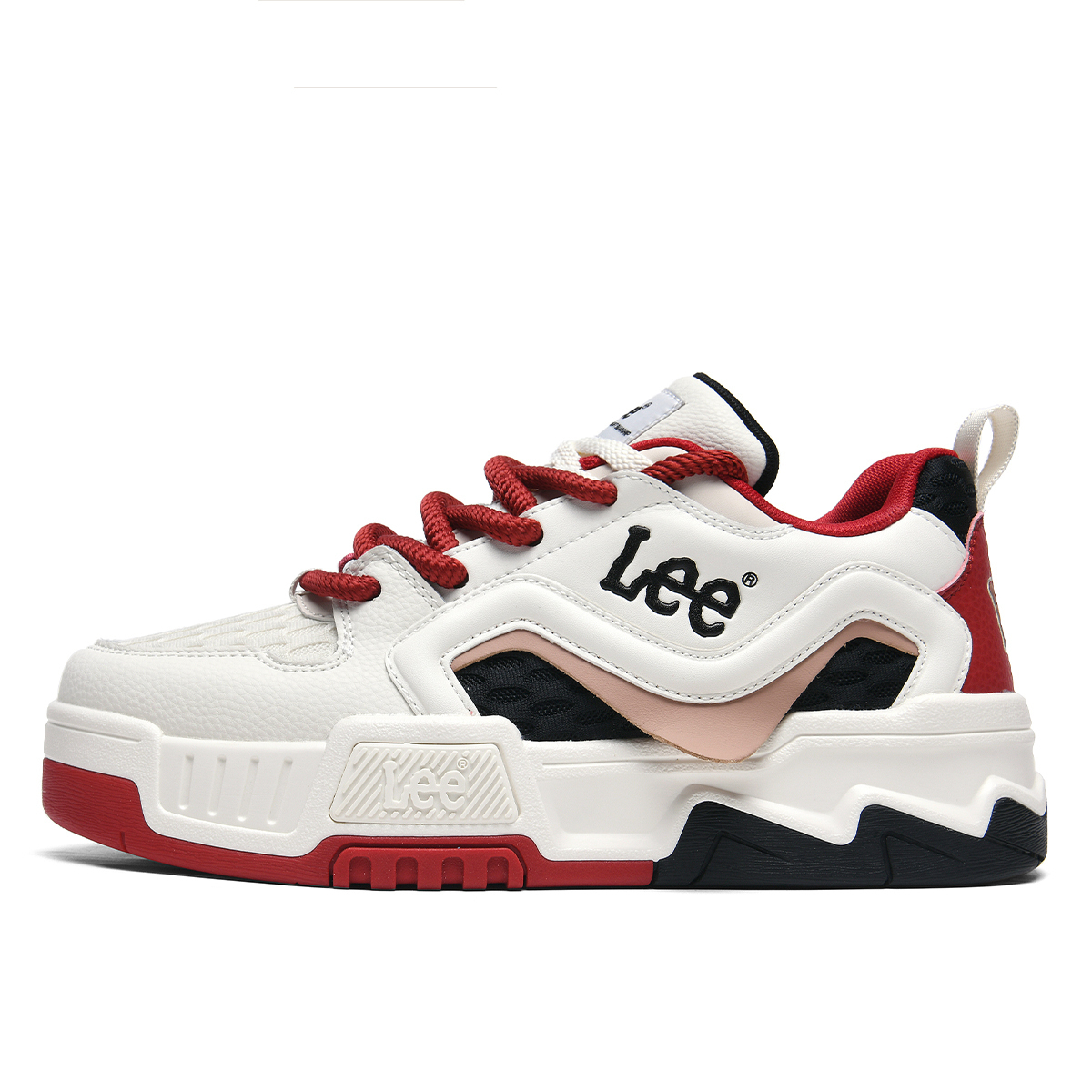 

Lee Минималистичные универсальные повседневные низкие скейтерские ботинки с эффектом увеличения роста для мужчин - бордовый сетчатый материал, цвет Burgundy Mesh