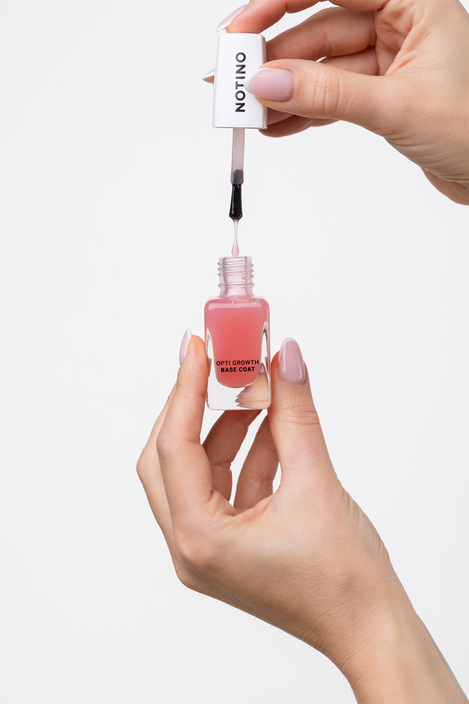 Питательный лак для ногтей Opti Growth Base Coat, способствующий росту ногтей Notino, 10 мл — фото 4