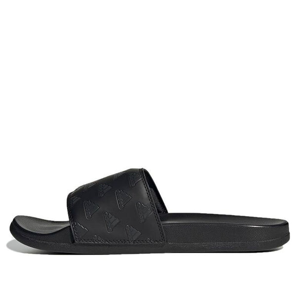 

Тапочки adilette comfort slide 'repeat logo - black' Adidas, мультиколор